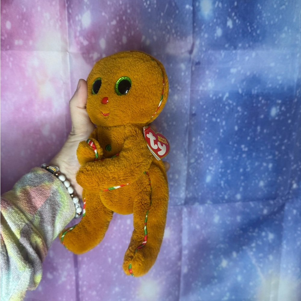 New Ty gingerbread Crispin stuffed animal 🛍